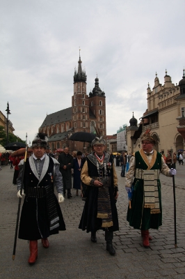 Kraków. Intronizacja króla kurkowego A.D. 2013-23
